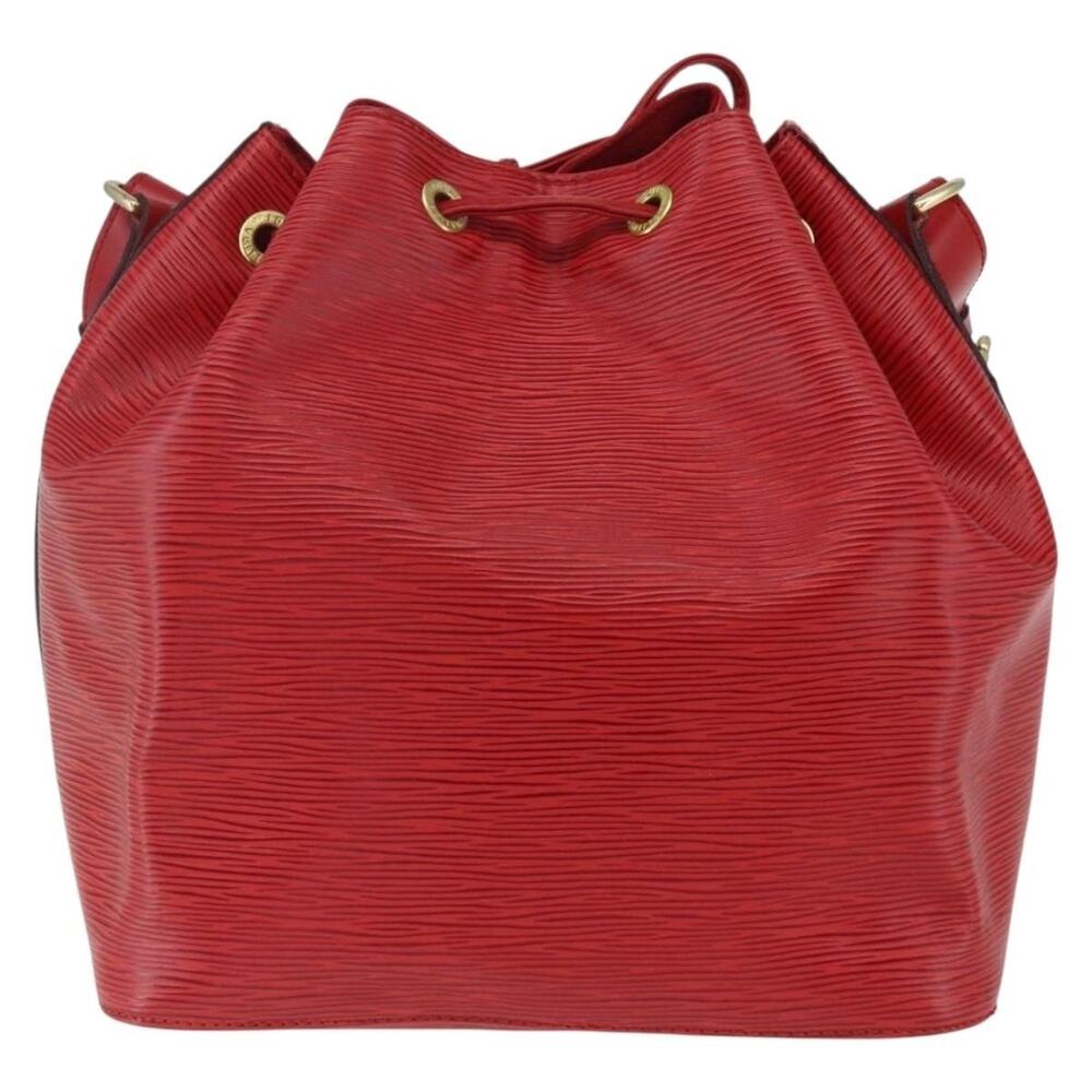 Louis Vuitton Epi Petit Noe Bucket Bag Red